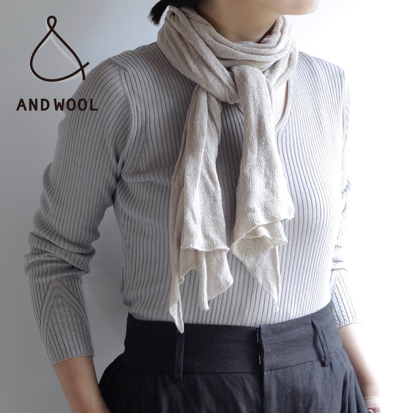 春の装いのアクセントにおすすめ!!【上質なシルクリネン素材のストール】春の日差しからやさしく肌を守ります