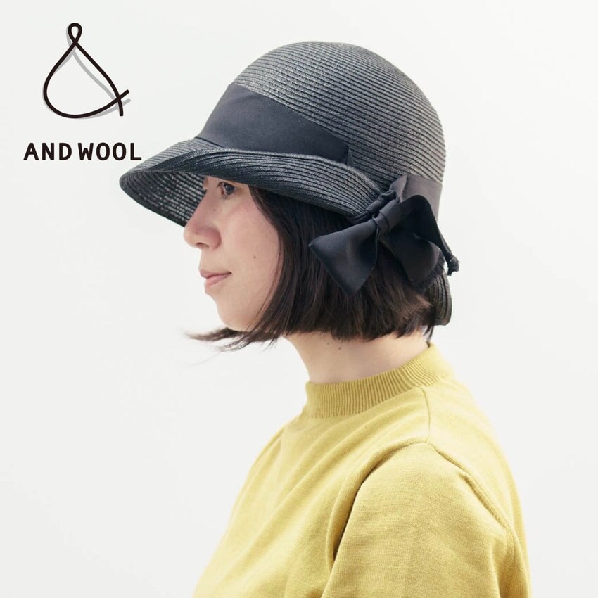 【春の紫外線対策に大活躍のアイテム!!】デザイン性も機能性も◎「UV紫外線防止加工・リボンデザインの帽子」