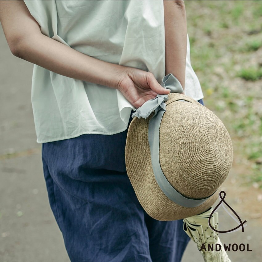 【夏の紫外線対策の準備はどうぞお早めに!!】ただいまカラー3色すべて在庫あり!!「UV紫外線防止加工・リボンデザインの帽子」