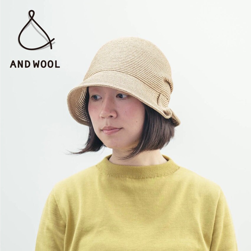 【夏の紫外線対策におすすめ!!】サイドのタックが個性的でとっても可愛い「UV紫外線防止加工・サイドにタックが入った帽子」