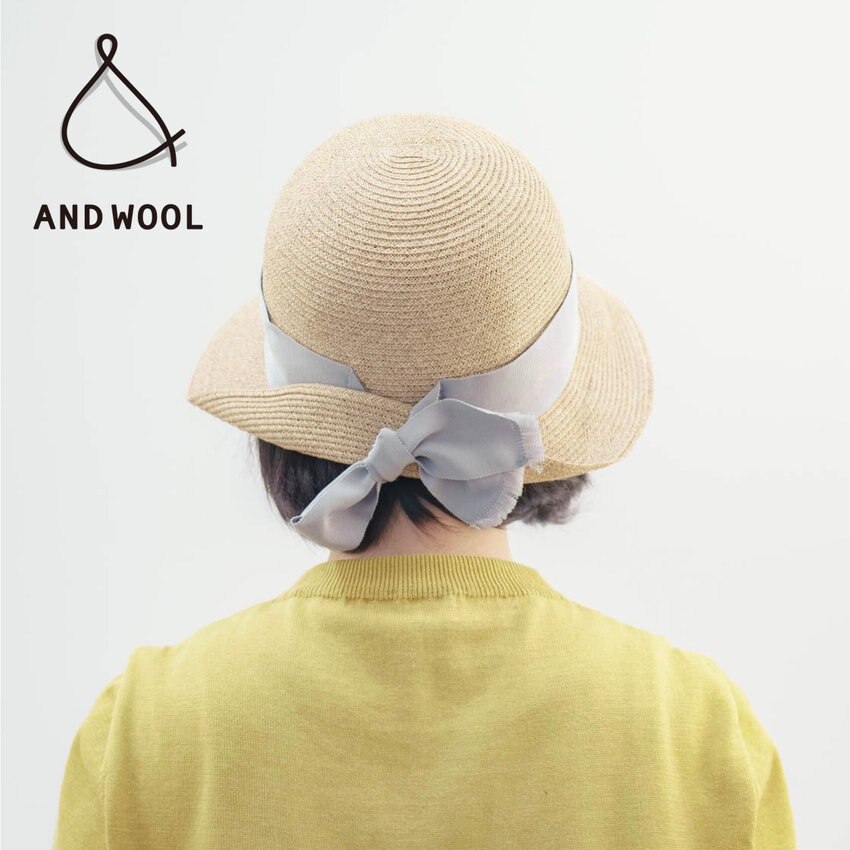 【夏の紫外線対策におすすめ!!】今シーズン新登場のカラーグレーが大好評「UV紫外線防止加工・リボンデザインの帽子」