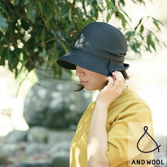 【春の紫外線対策!!】サイドのタックが個性的でとっても可愛い「UV紫外線防止加工・サイドにタックが入った帽子」