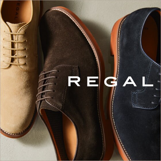 【REGAL】天候を気にせずオンにもオフにも使えるプレーントウ