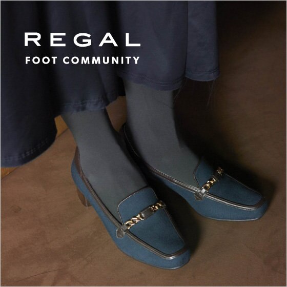 【REGAL】2022 秋冬新商品 ヒールビットローファー