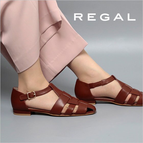 REGAL｜きれいめシルエットのグルカサンダル