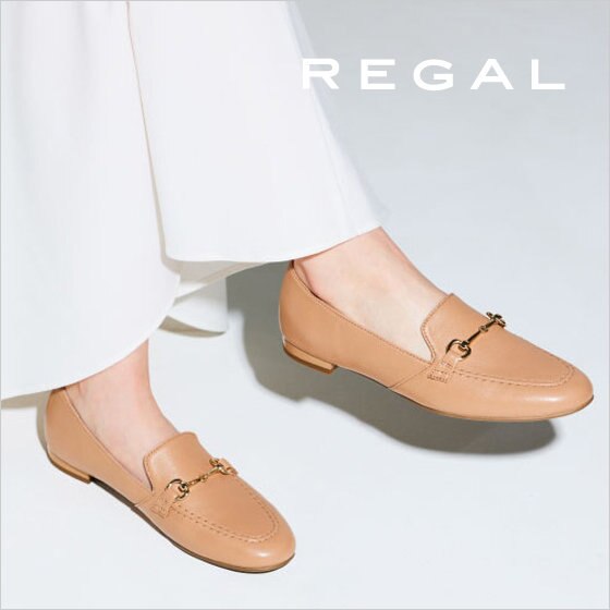 REGAL｜きらめくビットをあしらったモカシンシューズ
