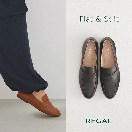 REGAL｜Flat and Soft 気取らず品良く履けるフラットシューズ