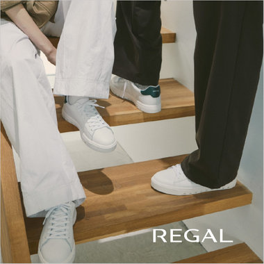REGAL｜360°全方向へ湿気を逃がす高機能スニーカー