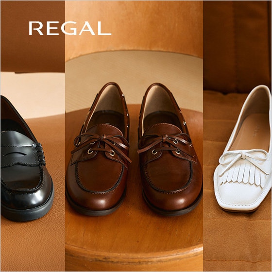 REGAL｜ 軽やかな季節に新しい春のスリッポン