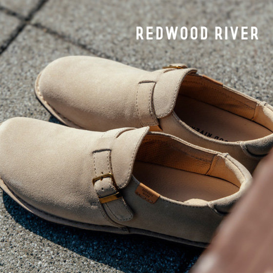 REDWOOD RIVER｜足指を解き放つ「オブリーク」スリッポン