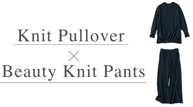 Knit Pullover Beauty Knit Pants