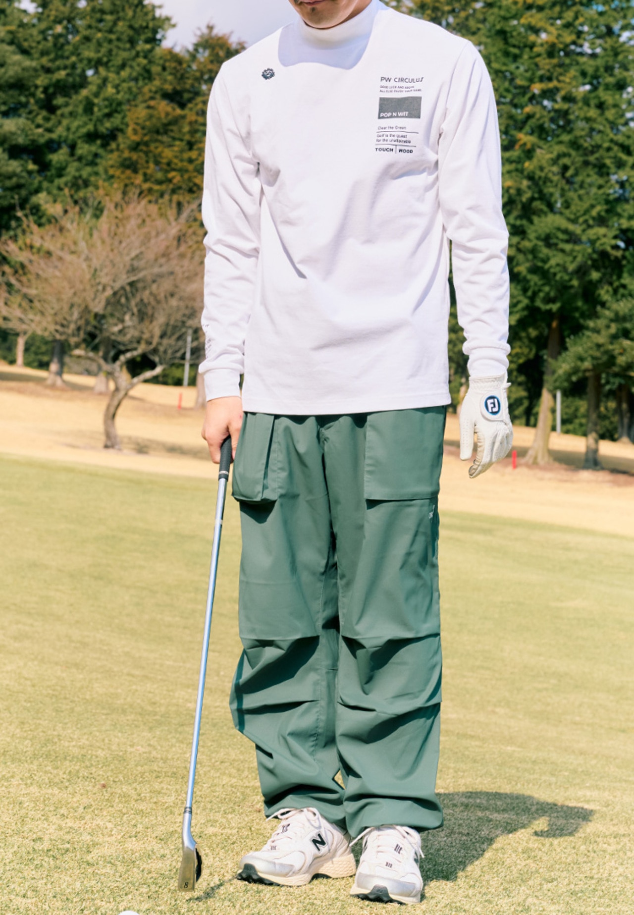 PWCIRCULUS,ピーダブ,PW,ゴルフウェア,パンツ,ゴルフパンツ,ボトム,MENS,2026春夏,新作ウェア,機能性,ワイドパンツ