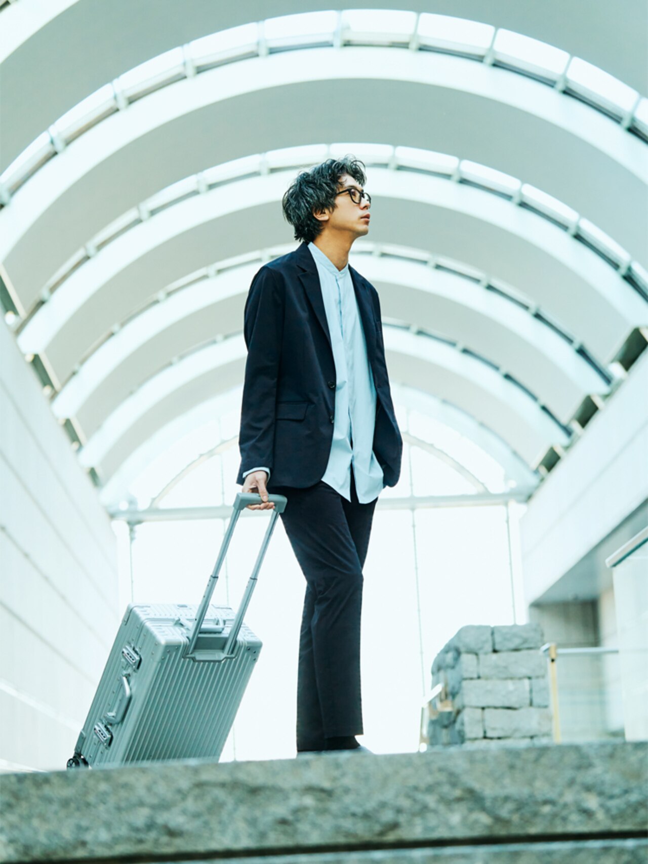 アンフィーロ メンズの出張コーデ