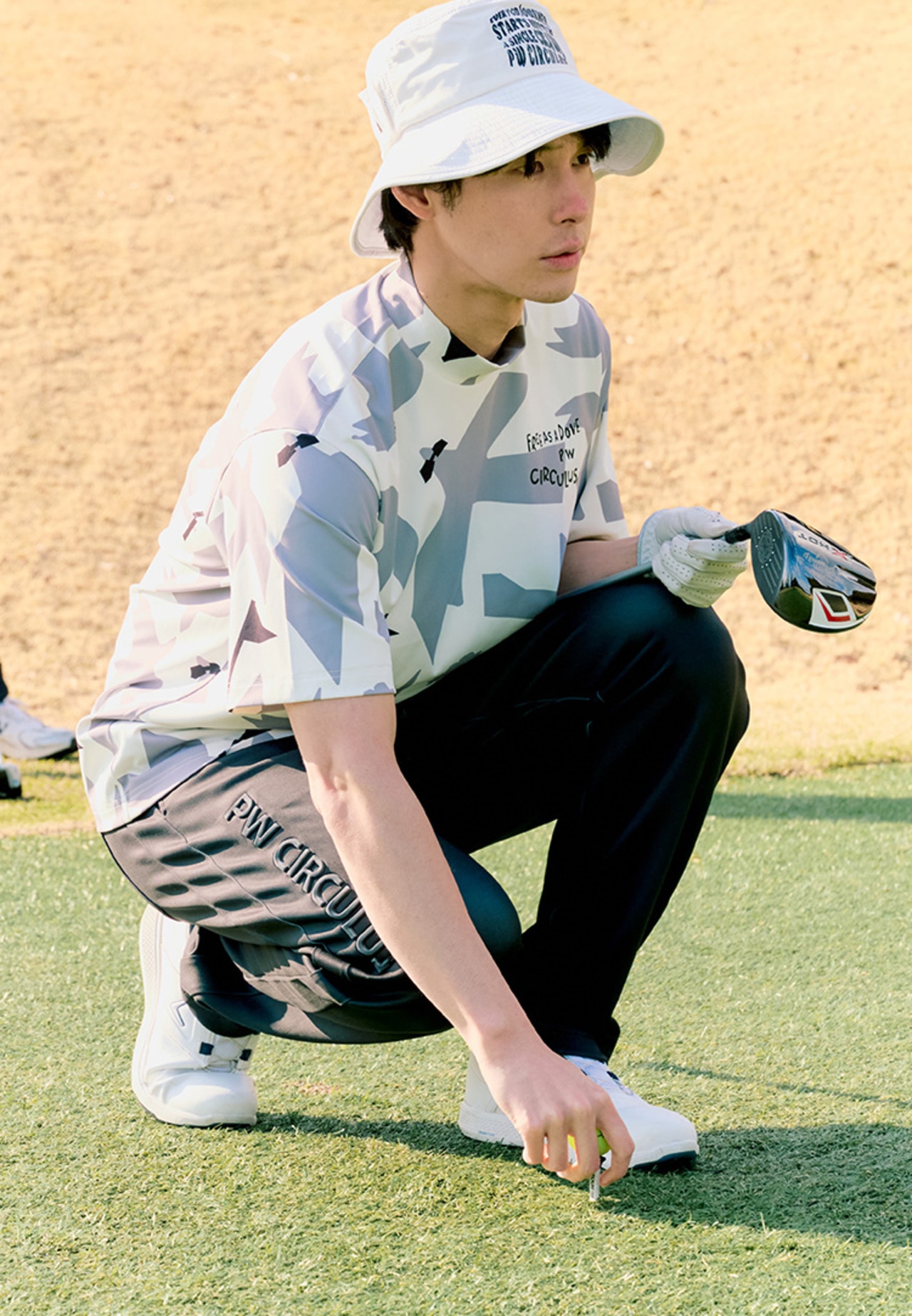 PWCIRCULUS,ピーダブ,PW,ゴルフウェア,パンツ,ゴルフパンツ,ボトム,MENS,2026春夏,新作ウェア,機能性,リラクシング,ジャージーパンツ