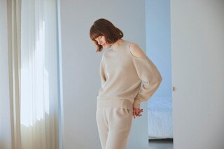 Luxury but relaxing 上質なニットで表現するリラックスムード