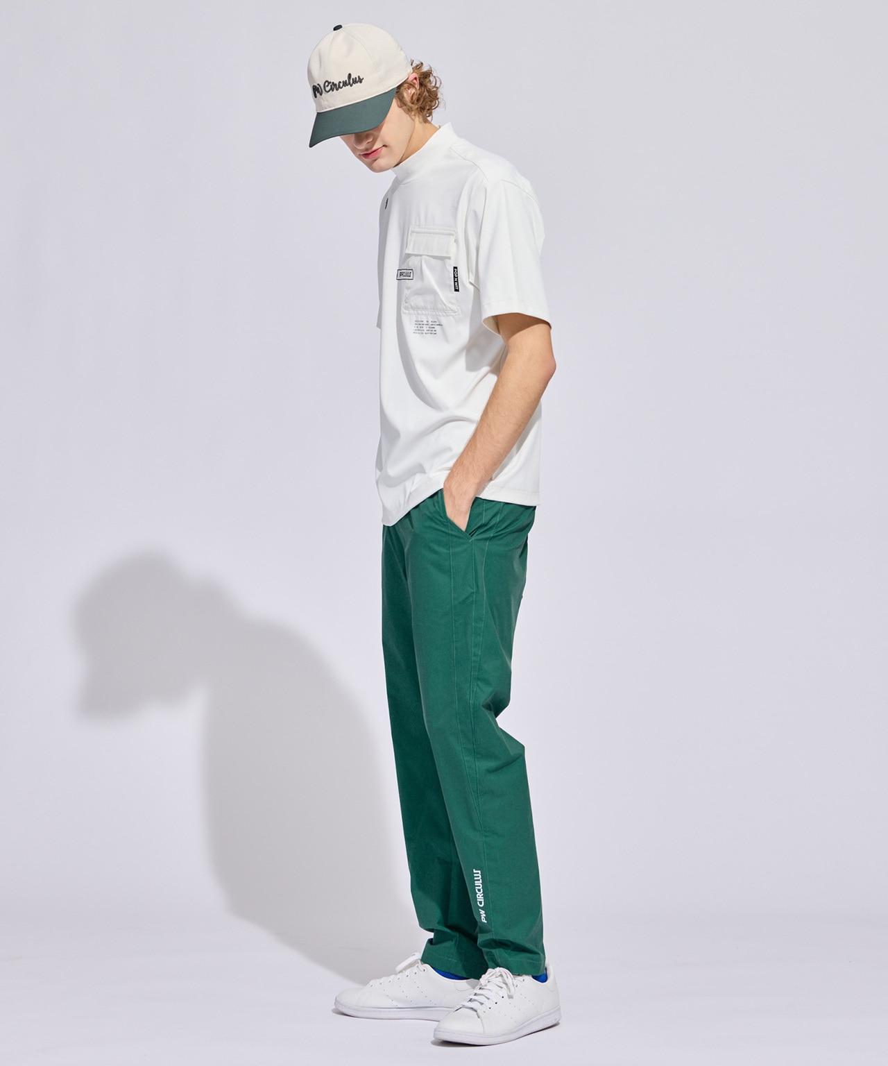 PWCIRCULUS,ピーダブ,PW,ゴルフウェア,ゴルフウェア,春,花粉対策,花粉が付きにくいパンツ