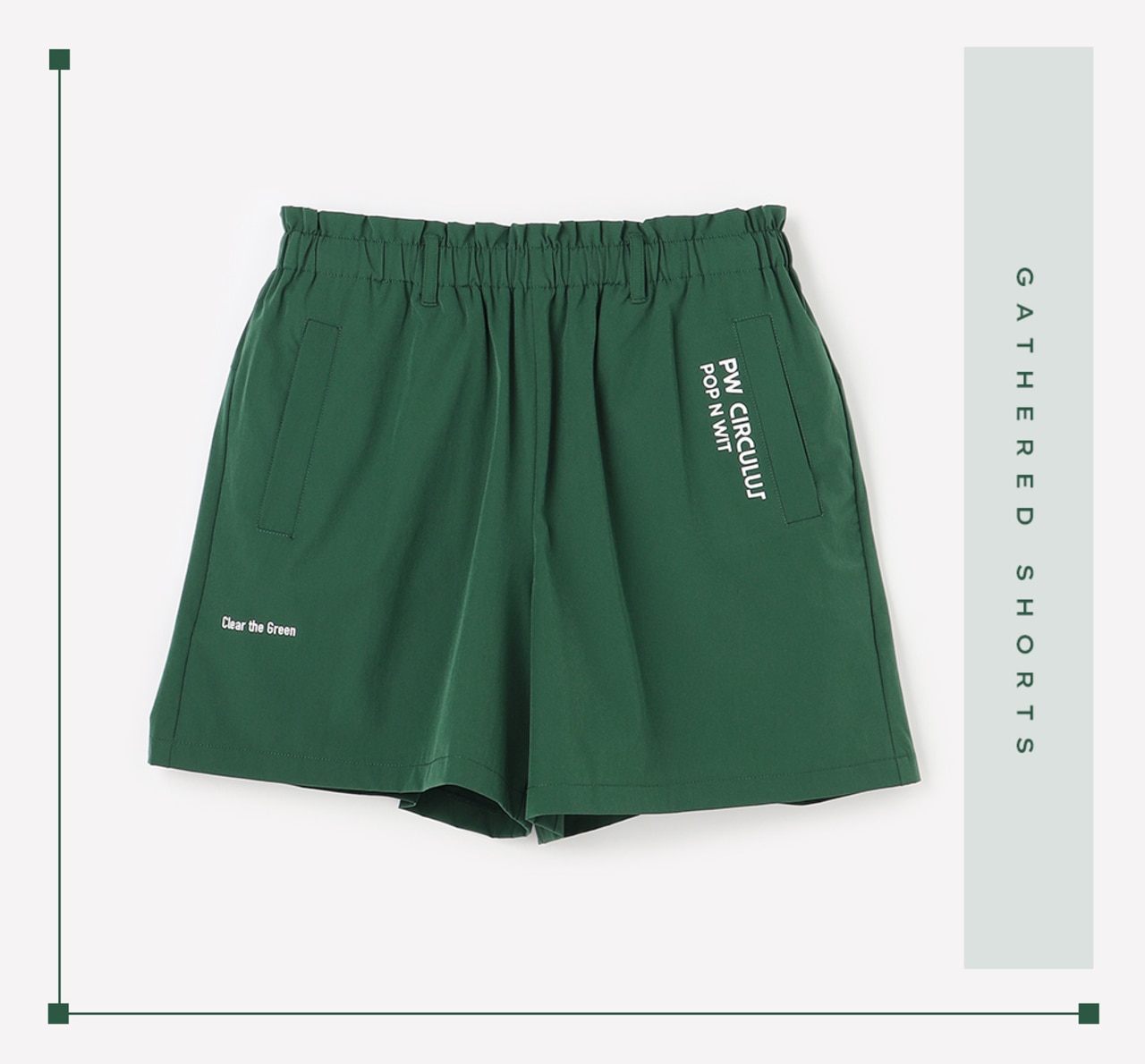 PWCIRCULUS,ピーダブ,PW,ゴルフウェア,パンツ,ゴルフパンツ,ボトム,WOMENS,LADIES,2026春夏,新作ウェア,機能性,シンプル,ショーツ,ゴルフ