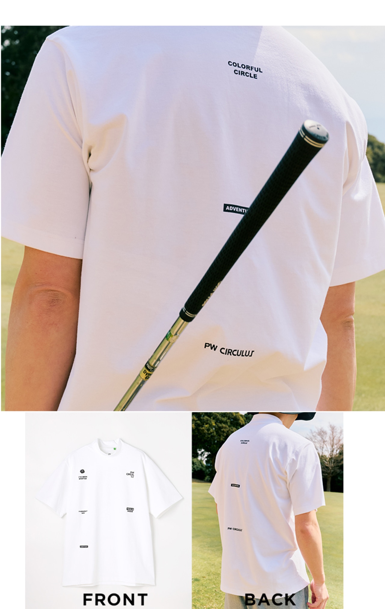 PWCIRCULUS,ピーダブ,PW,ゴルフウェア,ベーシック,ゴルフトップス,モックネック,MENS,2026春夏,新作ウェア,機能性