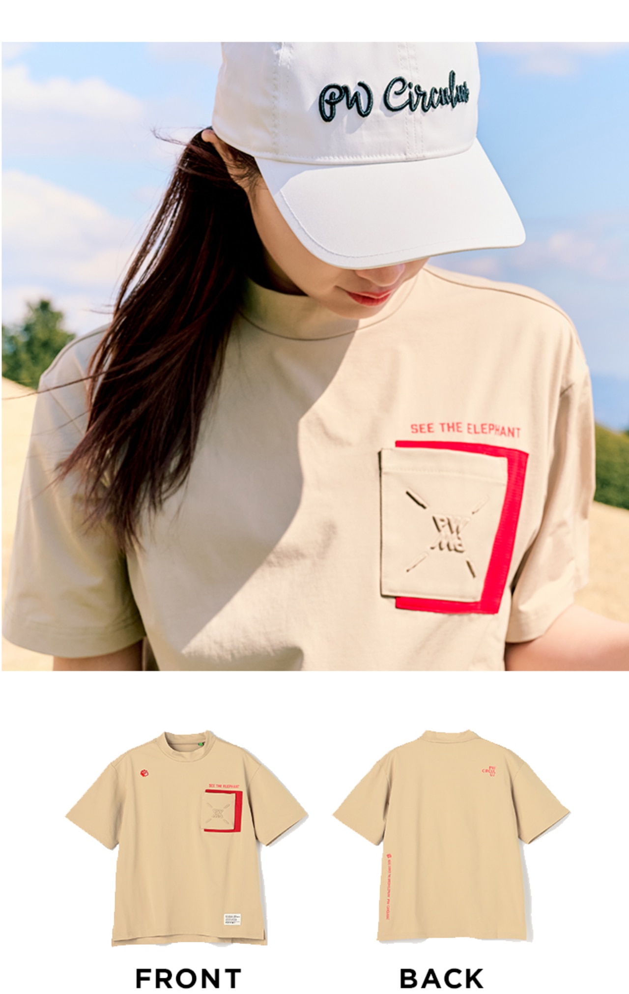 PWCIRCULUS,ピーダブ,PW,ゴルフウェア,吸水速乾,ゴルフトップス,モックネック,MENS,2026春夏,新作ウェア,機能性