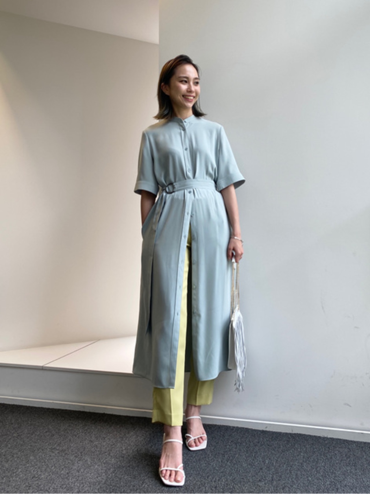 【WEB限定】 Soft Satin ワンピース 