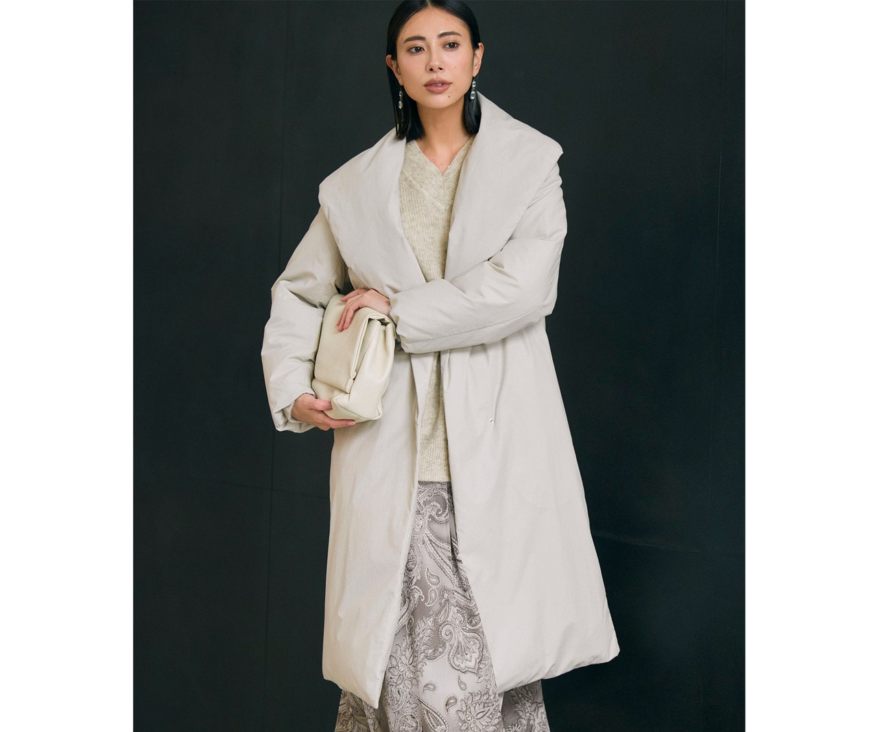 ステッチレスロングダウン