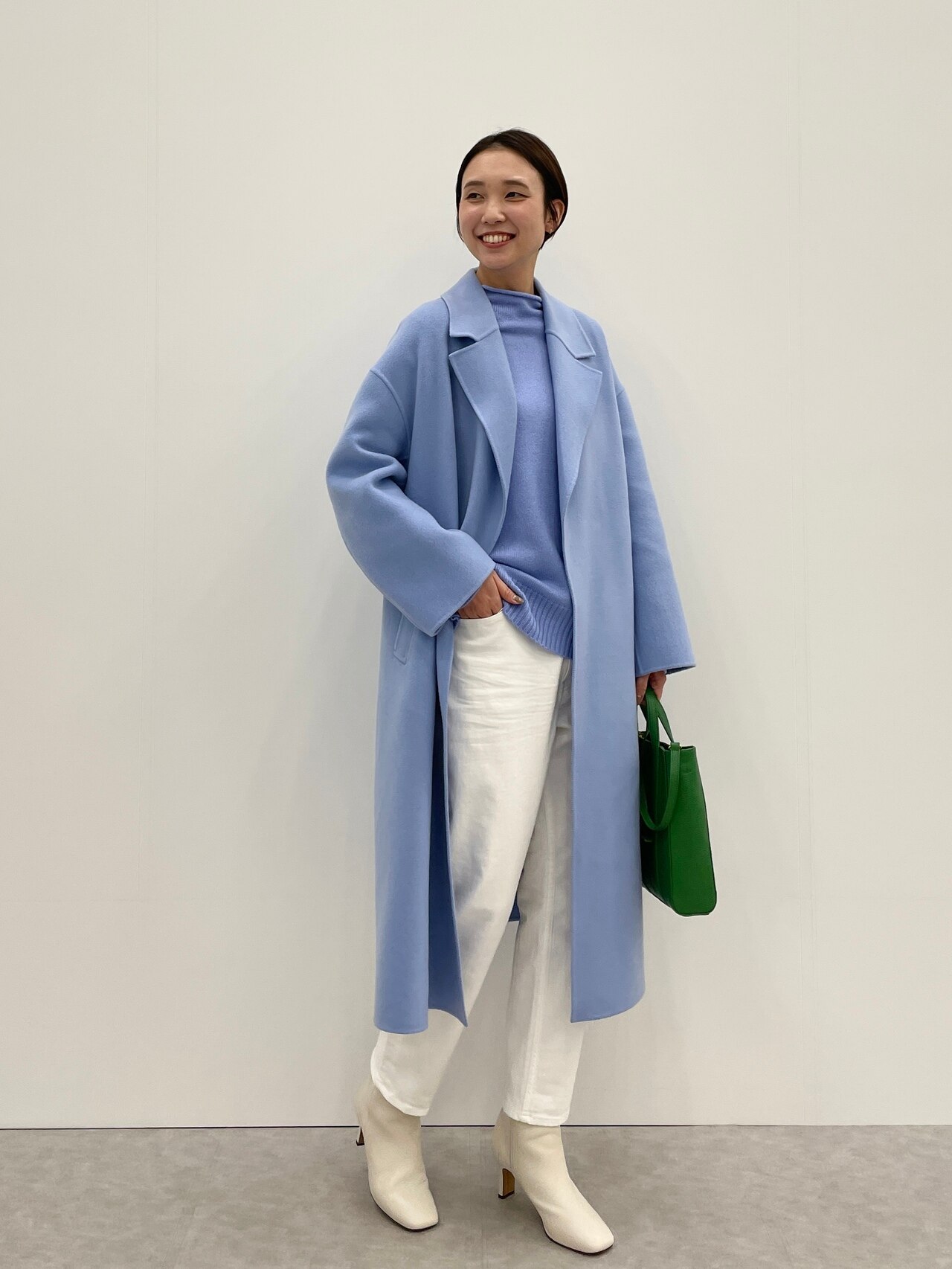 【中村アンさん着用】23区DENIM ワイドテーパード パンツ(番号2E23)