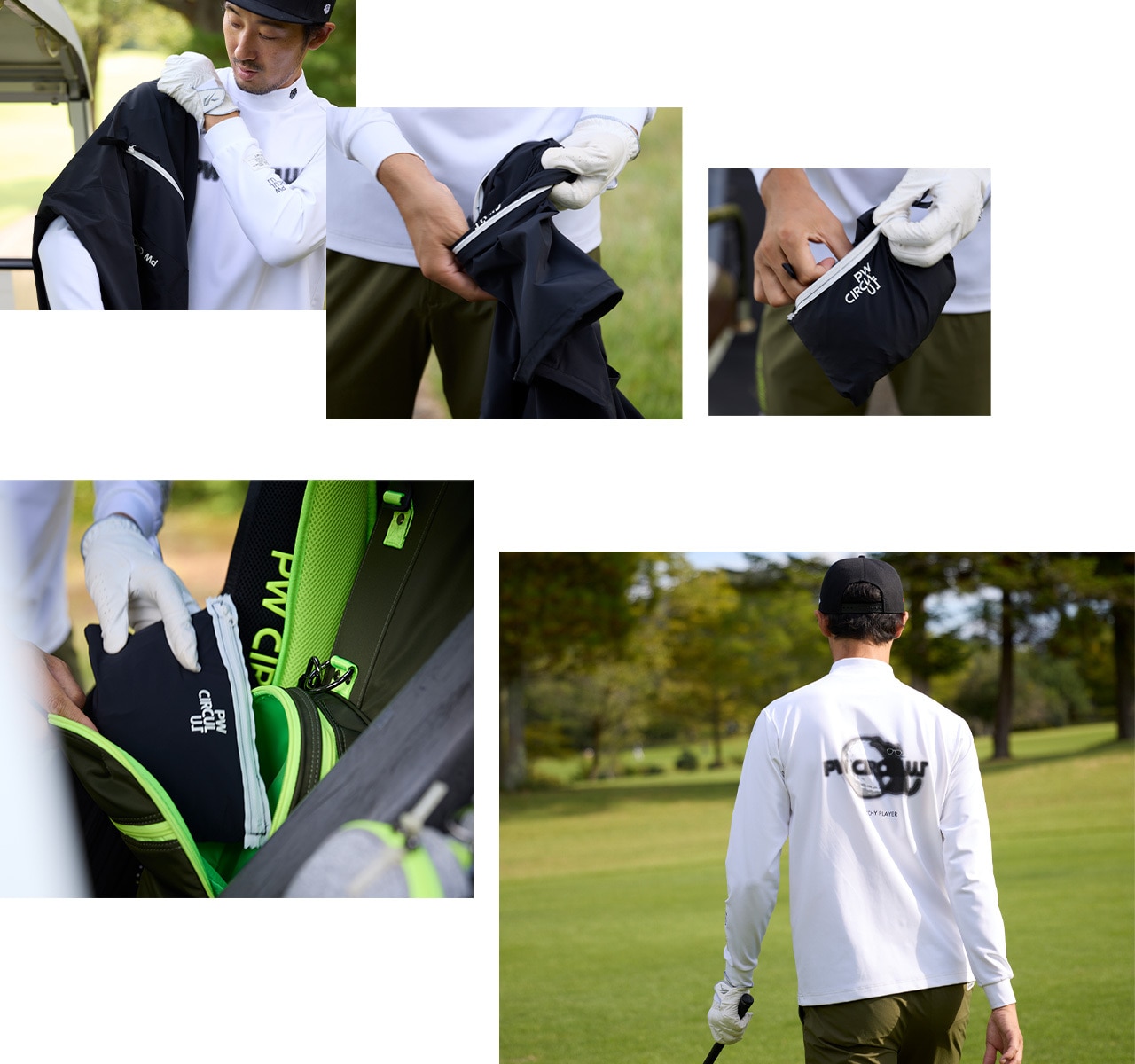 PWCIRCULUS,ピーダブ,PW,ゴルフウエア,MENS,ゴルフ,寒暖差,気温15度,気温16度,気温17度,気温18度,気温19度,気温29度,VJPNGW0305