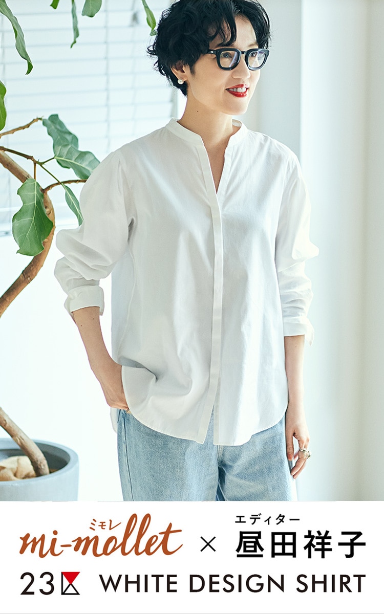23区】mi-mollet×昼田祥子 コラボシャツ | ONWARD CROSSET