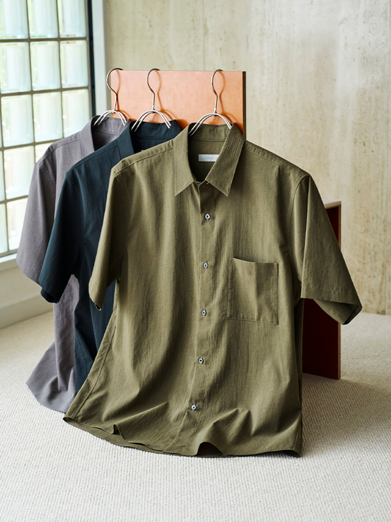 アンフィーロメンズのTENNEN TOUCHポケットシャツ