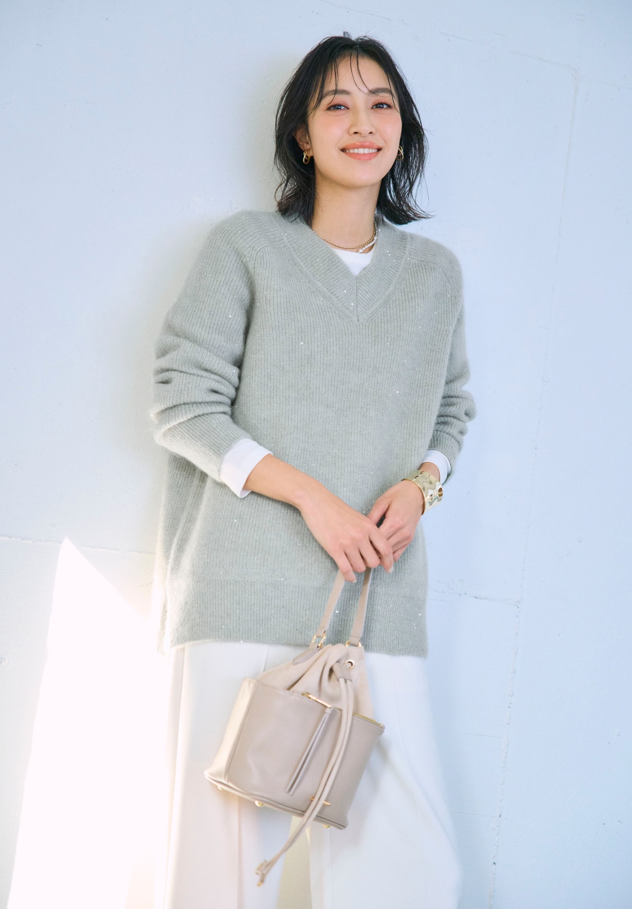 スパンコールニット