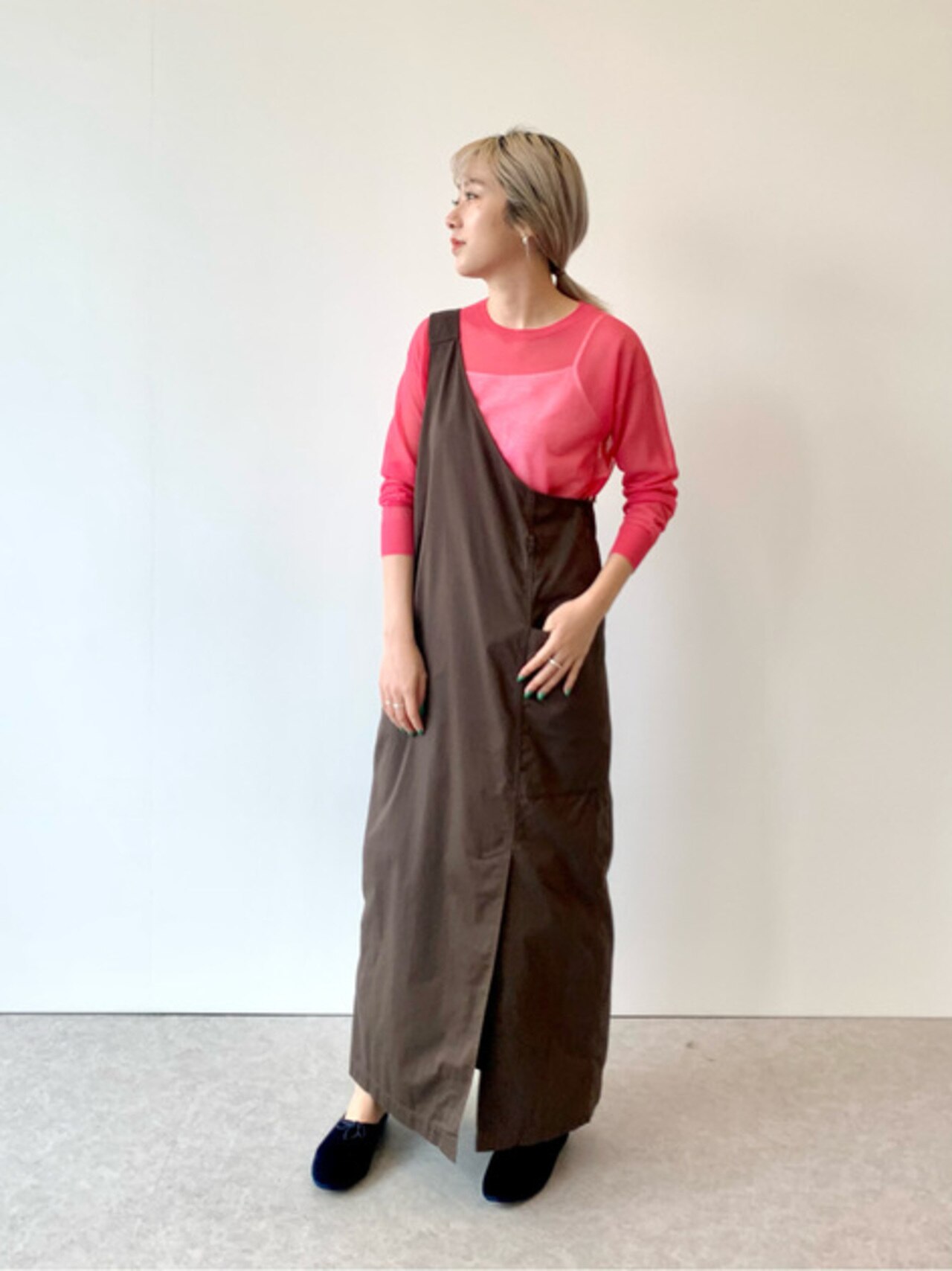 【新色登場!】洗える / シアーニットプルオーバー