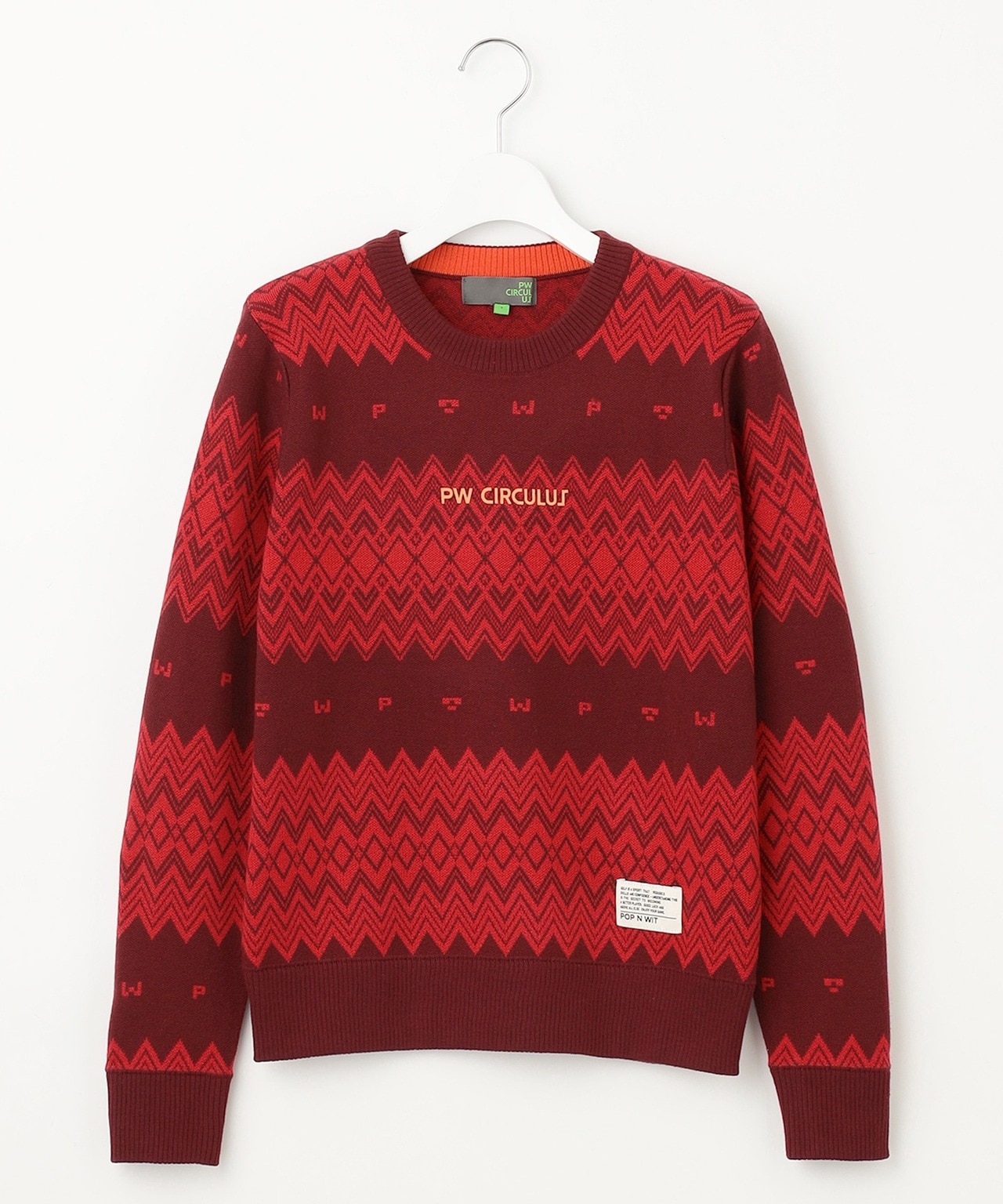 PWCIRCULUS,ピーダブ,PW,ゴルフウエア,おススメ,WOMENS,LADIES,フェアアイル,フェアアイルニット,ニット,ニットフーディ,ゴルフアウター,クリスマスギフト,プレゼント選び,ゴルフプレー