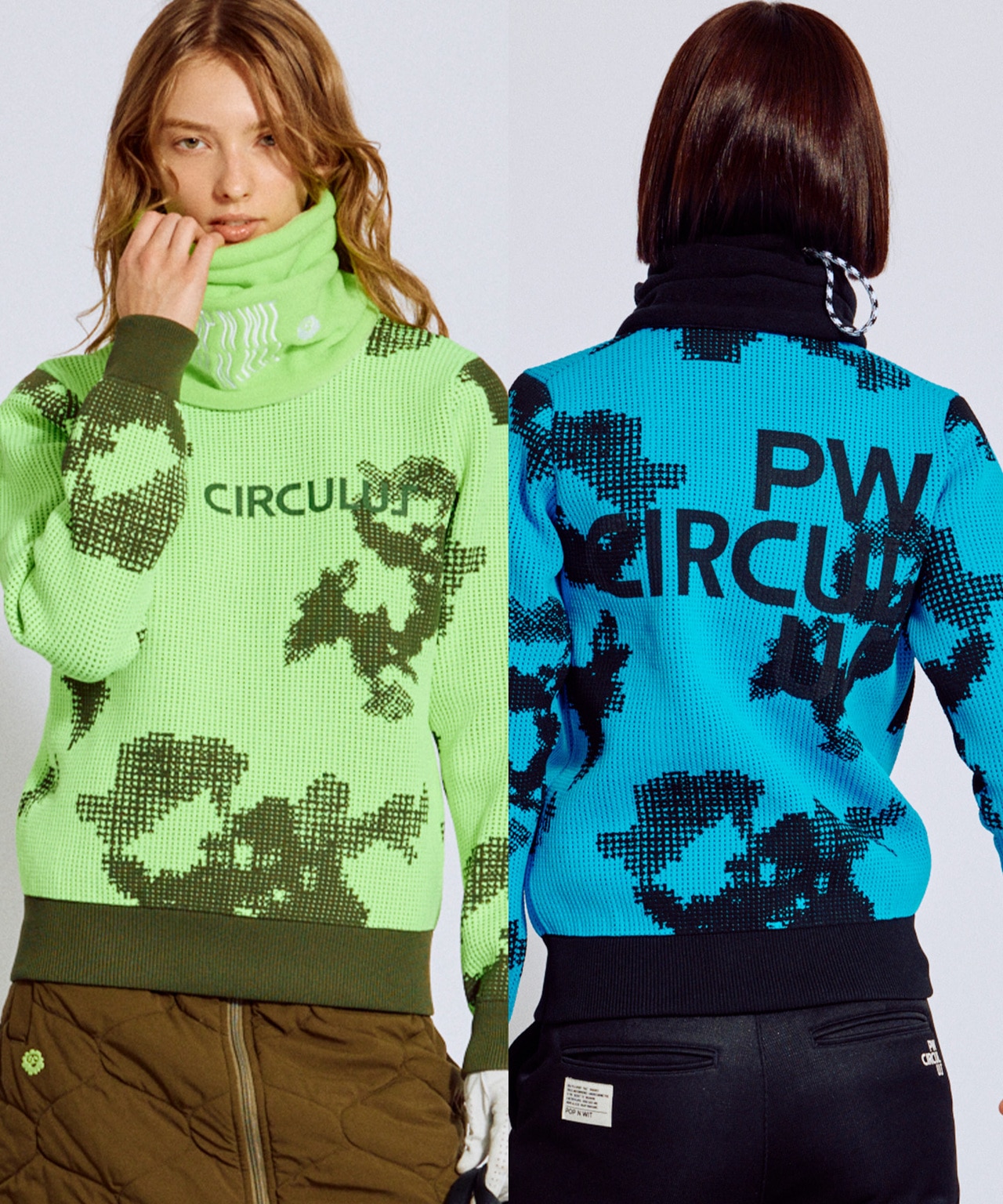 PWCIRCULUS,ピーダブ,PW,ゴルフウエア,モックネック,おススメ,LEDIES,WOMENS,2025春夏,新作ウエア,ポケットモック