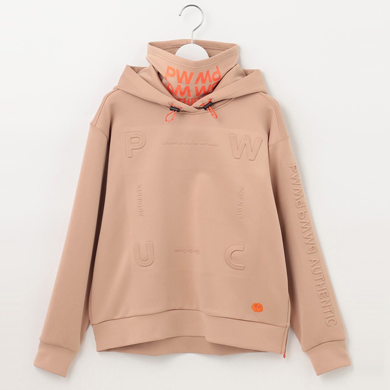 ゴルフウェア,レディース,秋冬,PW,おしゃれ,パーカー,ゴルフ,キャメル