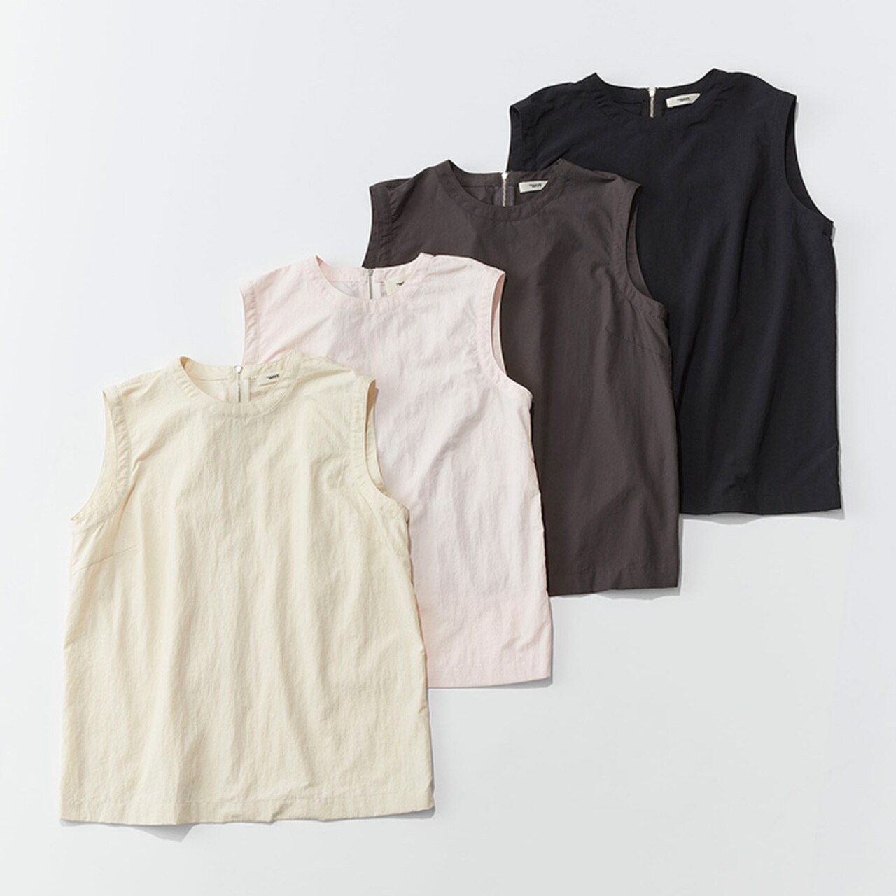 ナイロンタスラン ノースリブラウス