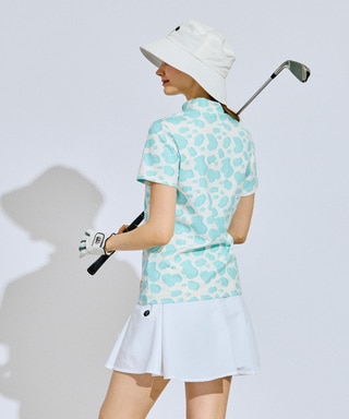 PWCIRCULUS,ピーダブ,PW,ゴルフウエア,モックネック,おススメ,LEDIES,WOMENS,2025春夏,新作ウエア,アニマル柄