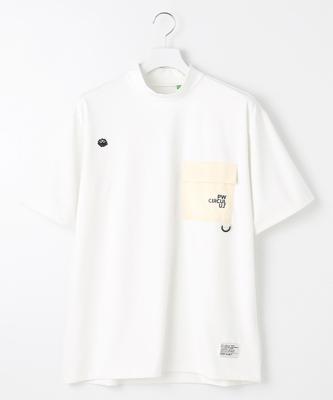 PWCIRCULUS,ピーダブ,PW,ゴルフウエア,モックネック,おススメ,MENS,2025春夏,新作ウエア,ポケットT