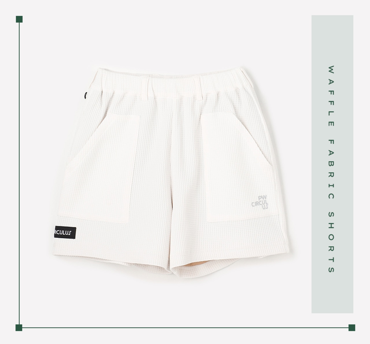 PWCIRCULUS,ピーダブ,PW,ゴルフウェア,パンツ,ゴルフパンツ,ボトム,WOMENS,LADIES,2026春夏,新作ウェア,機能性,UV加工,ワッフル,ゴルフ