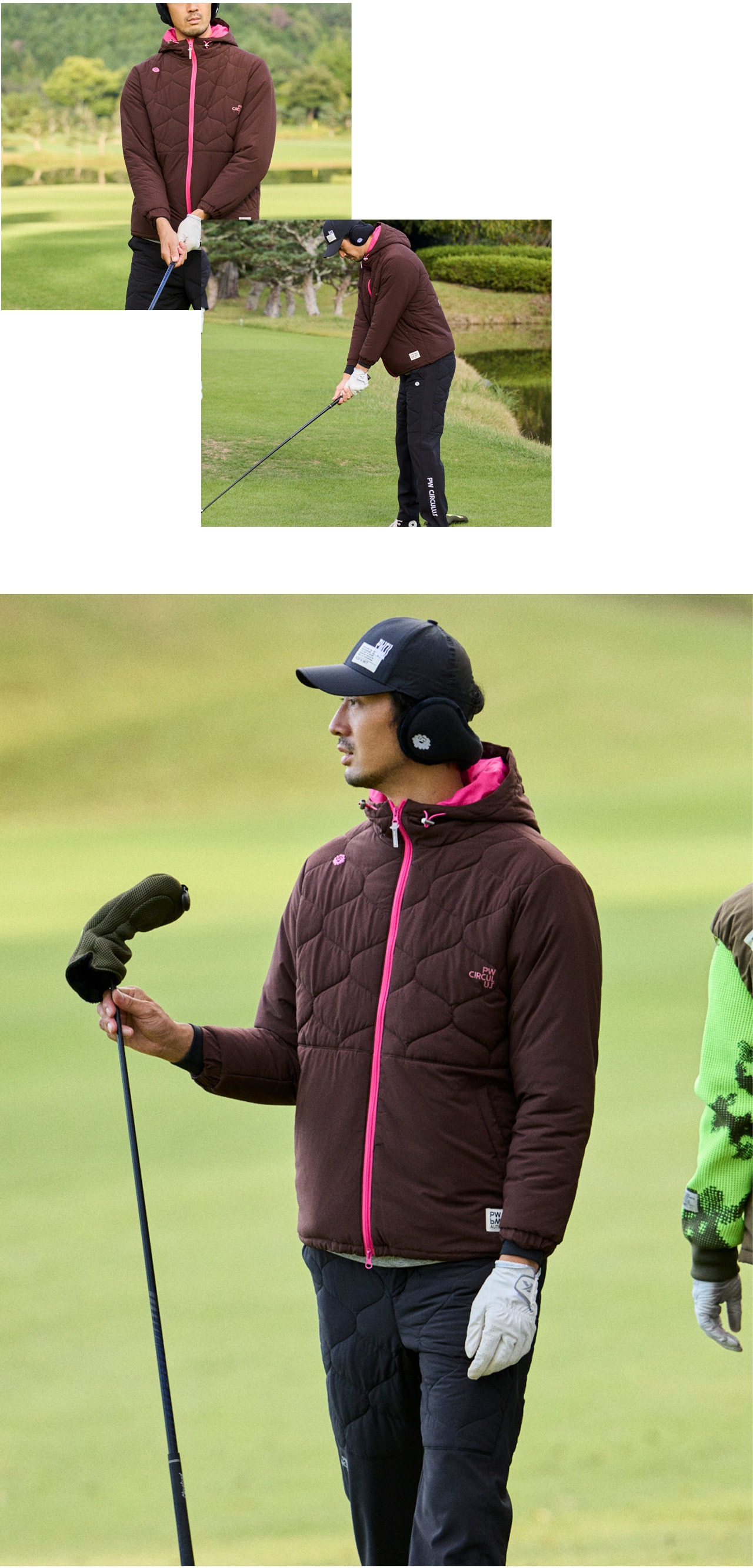 PWCIRCULUS,ピーダブ,PW,ゴルフウエア,MENS,ゴルフ,寒暖差,気温10度,11度,13度,14度,15度表題