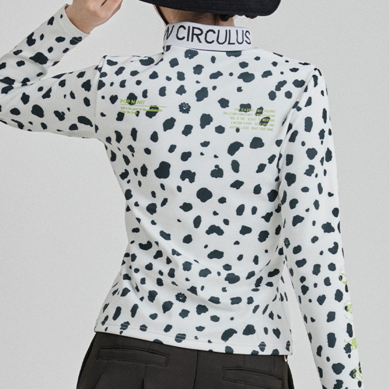 PWCIRCULUS,ピーダブ,PW,ゴルフウエア,おススメ,WOMEN,レディース,阿部プロ,阿部 未悠,ゴルフプレー,セットアップ,テーパードパンツ,,ストレッチ