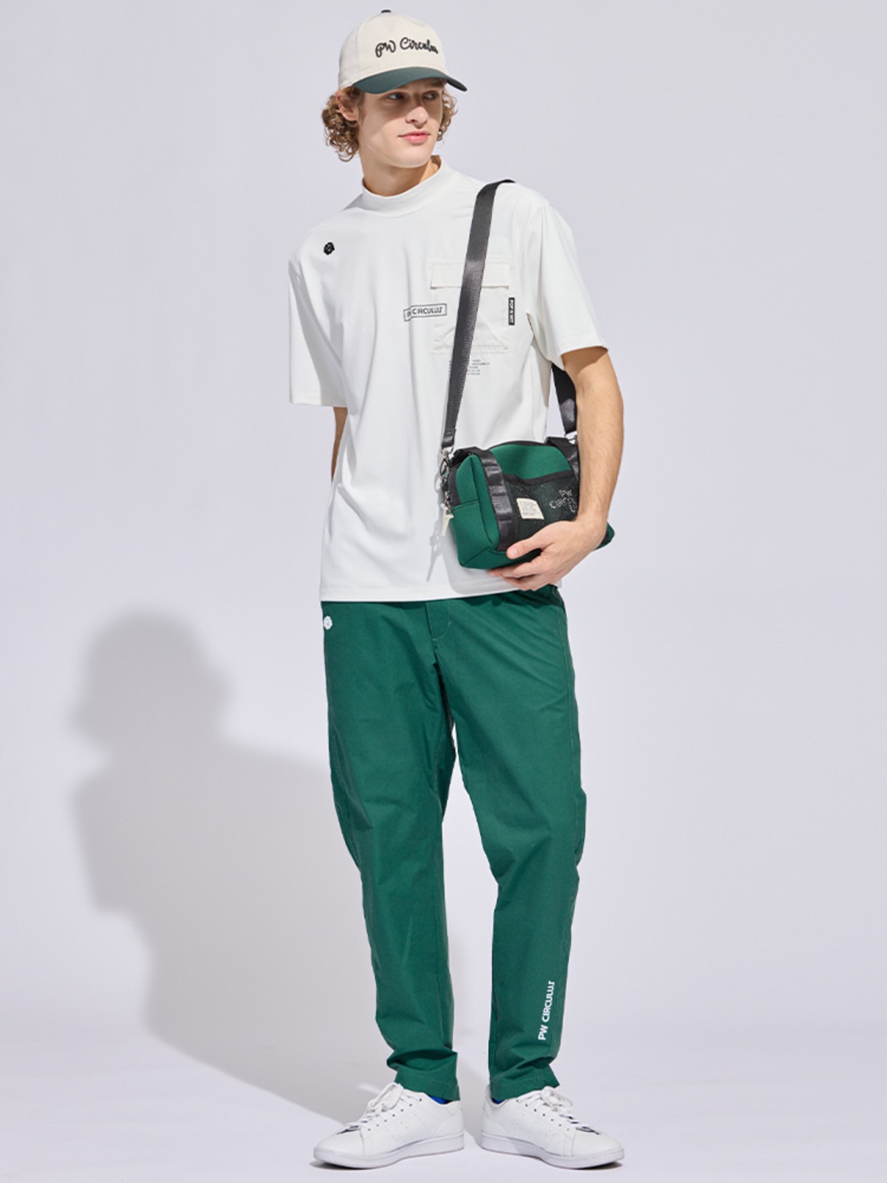 PWCIRCULUS,ピーダブ,PW,ゴルフウェア,ゴルフウェア,春,花粉対策,花粉が付きにくいパンツ