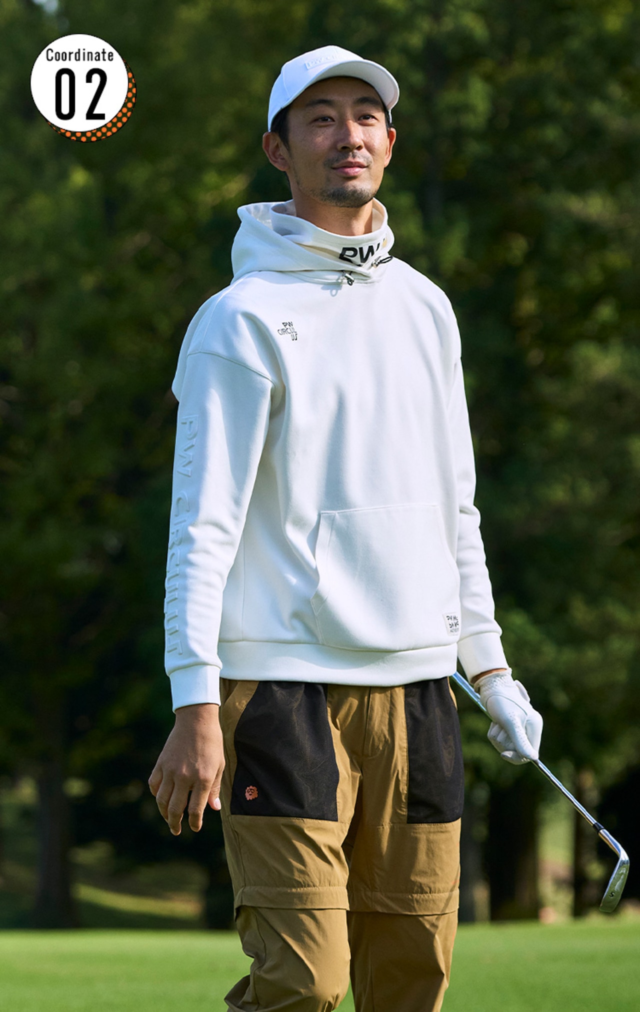 PWCIRCULUS,ゴルフウエア,気温別コーディネートの画像,そろそろ準備15℃~10℃コーデ1,メンズコーディネート