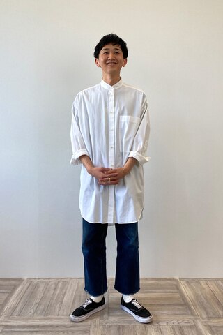 #Newans ハッシュニュアンス　メンズ　オーバーサイズシャツ