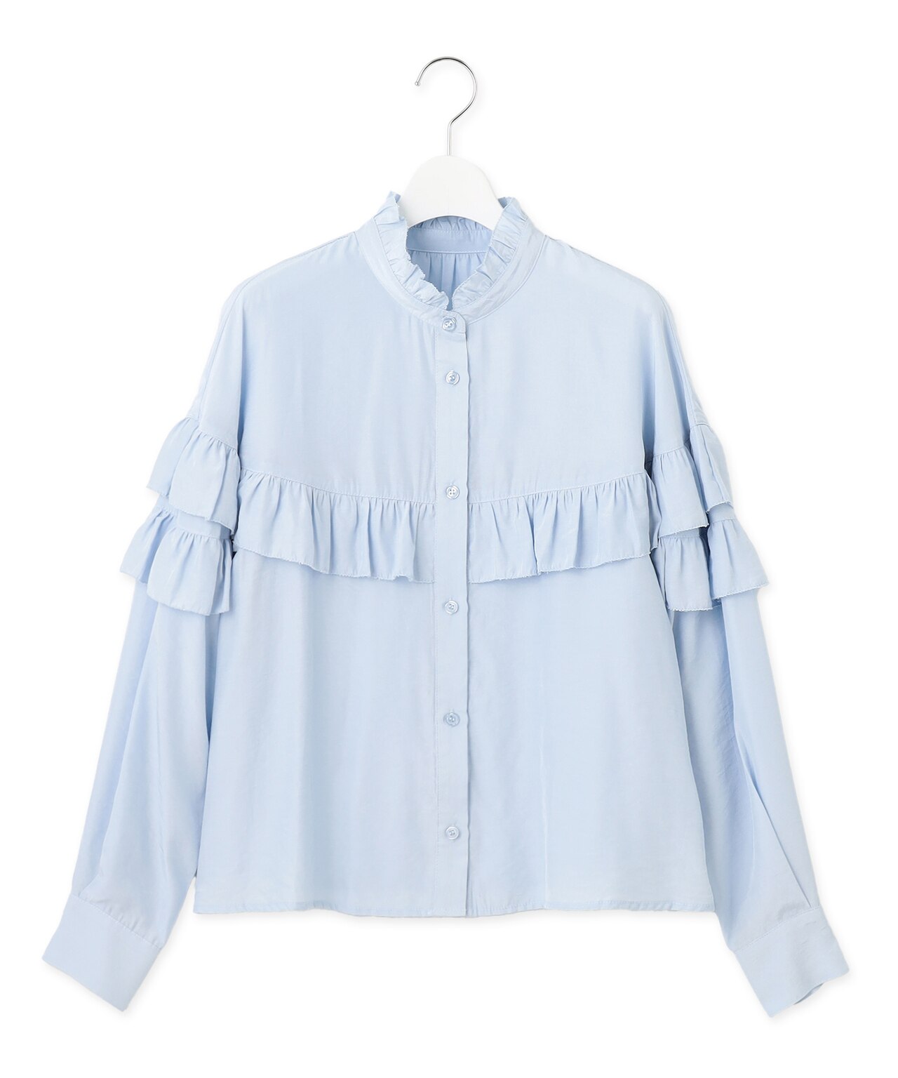 フリル ブラウス