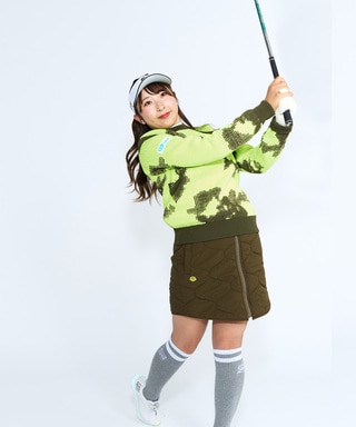 ゴルフ,秋ゴルフ,PWCIRCULUS,ピーダブ,PW,ゴルフウェア,レディース,メンズ,Ladies,mens,永嶋花音,ウェア着用カット01