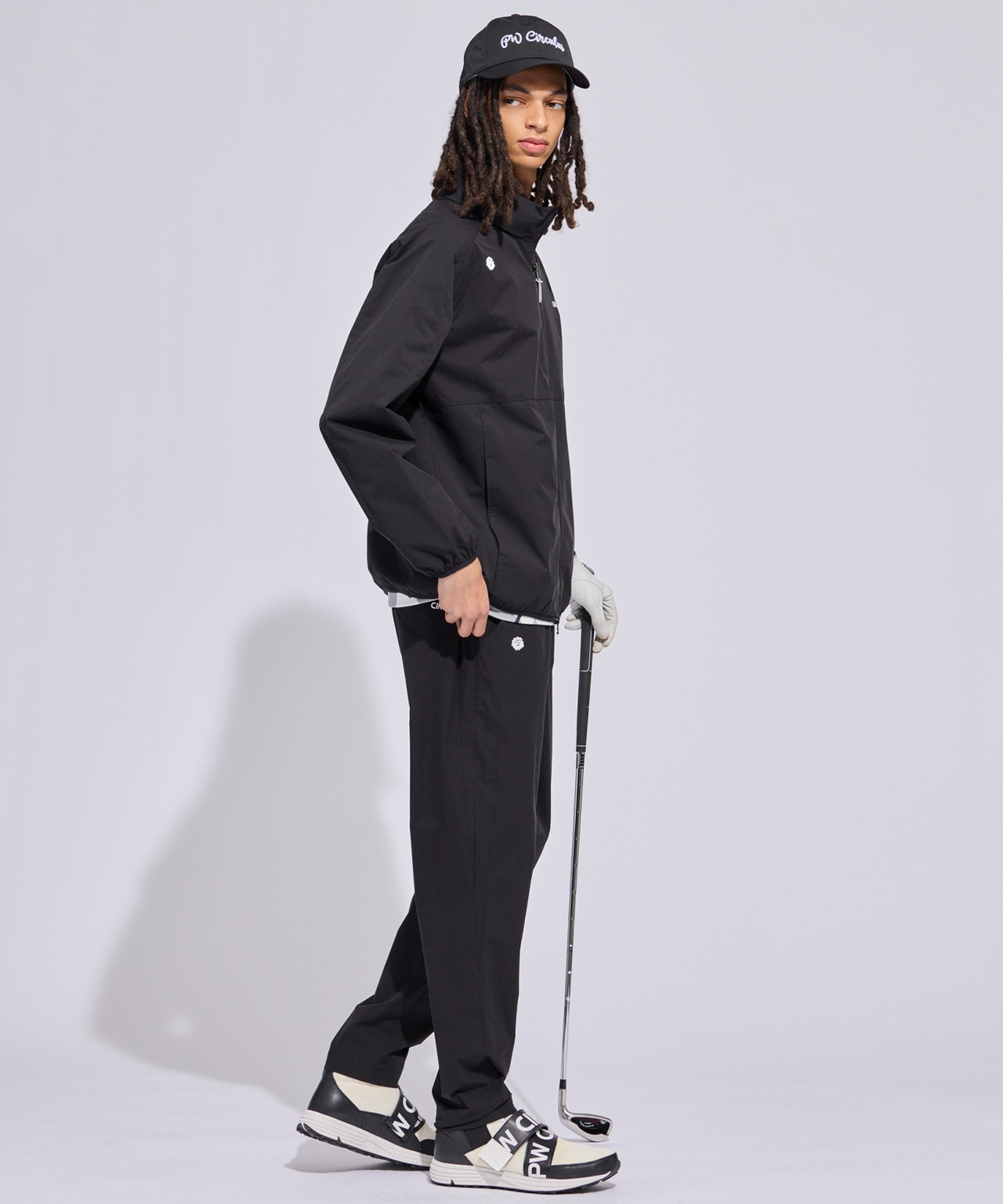 PWCIRCULUS,ピーダブ,PW,ゴルフウェア,ゴルフウェア,春,花粉対策,花粉が付きにくいブルゾン