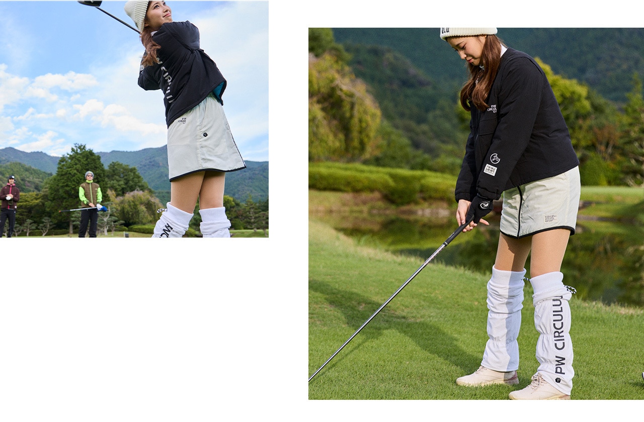 PWCIRCULUS,ピーダブ,PW,ゴルフウエア,MENS,ゴルフ,寒暖差,気温10度,11度,13度,14度,15度表題