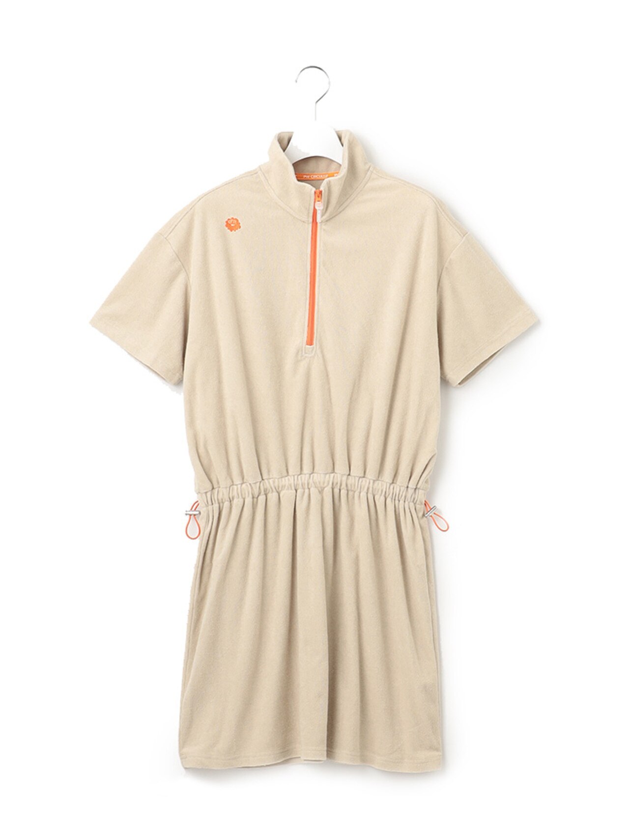 GOLF WOMEN パイル ハーフジップ モックネック ワンピース カラー033