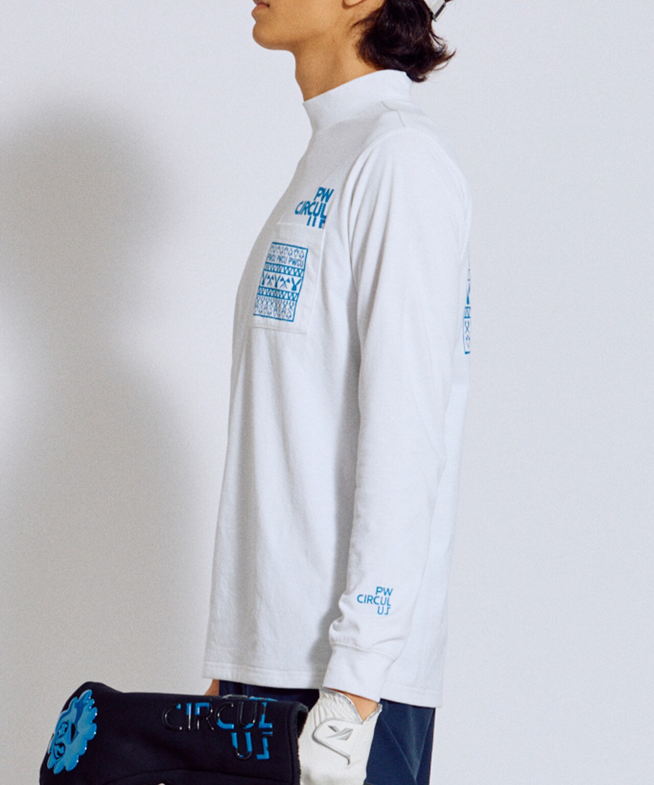 PWCIRCULUS,ピーダブ,PW,ゴルフウェア,モックネック,おススメ,MENS,2025秋冬,新作ウエア