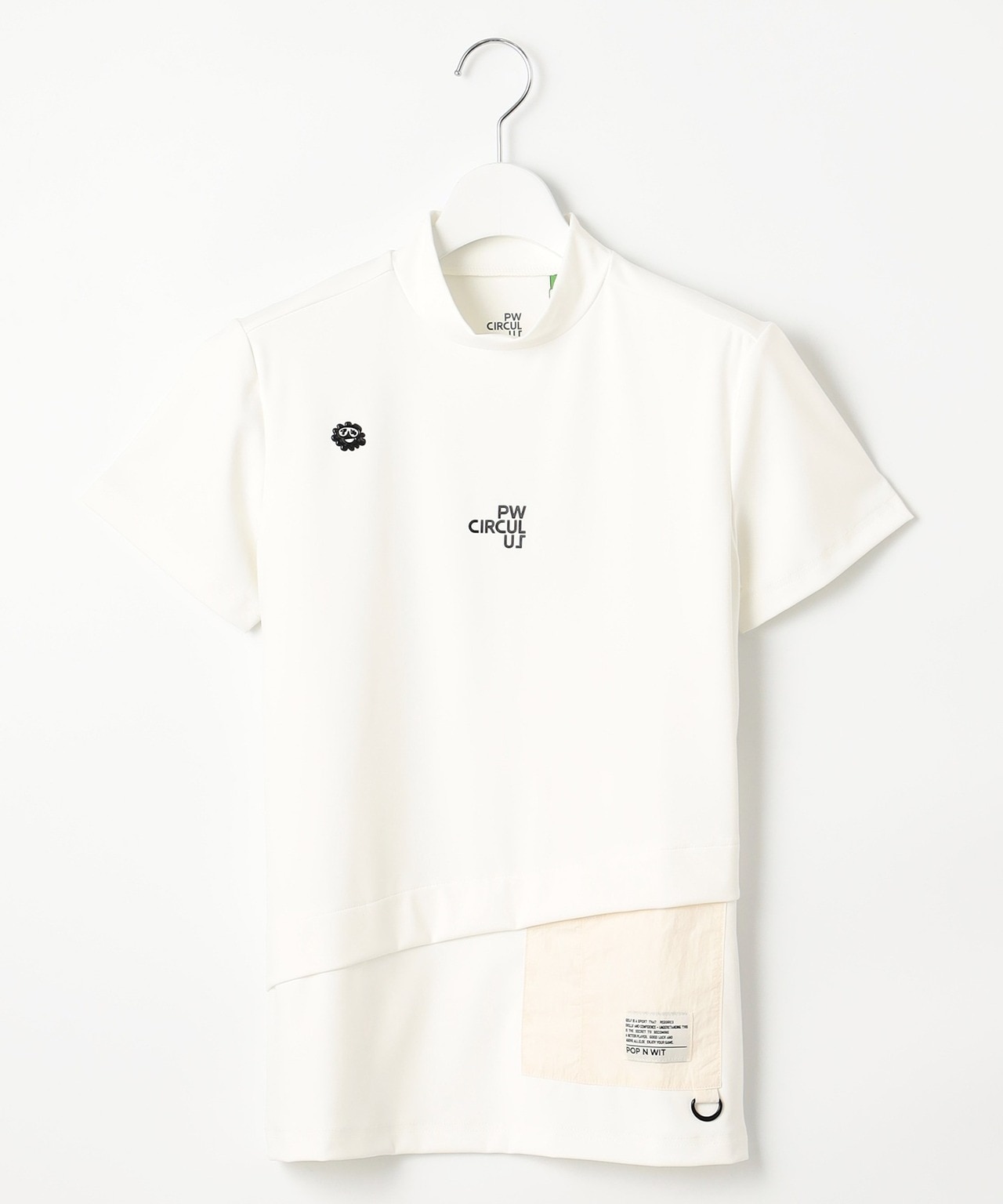PWCIRCULUS,ピーダブ,PW,ゴルフウエア,モックネック,おススメ,LEDIES,WOMENS,2025春夏,新作ウエア,ポケットモック
